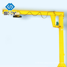 High quality folding swing arm lift crane, mini jib crane for traveling